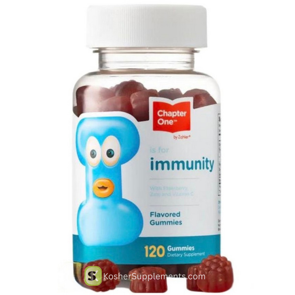 Chapter One by Zahler Immunity 120 Gummies with Vitamin C Zinc and Elderberry